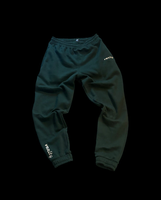 vanity embroidered joggers